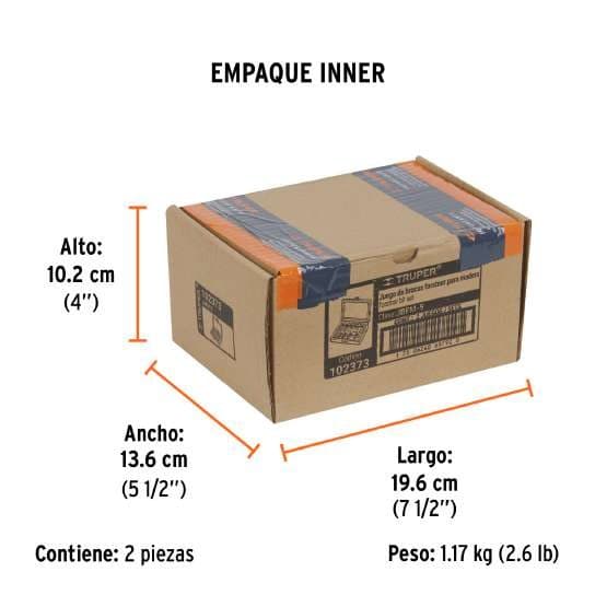 JGO 5 BROCAS FORSTNER P/MADERA 102373 - TRUPER