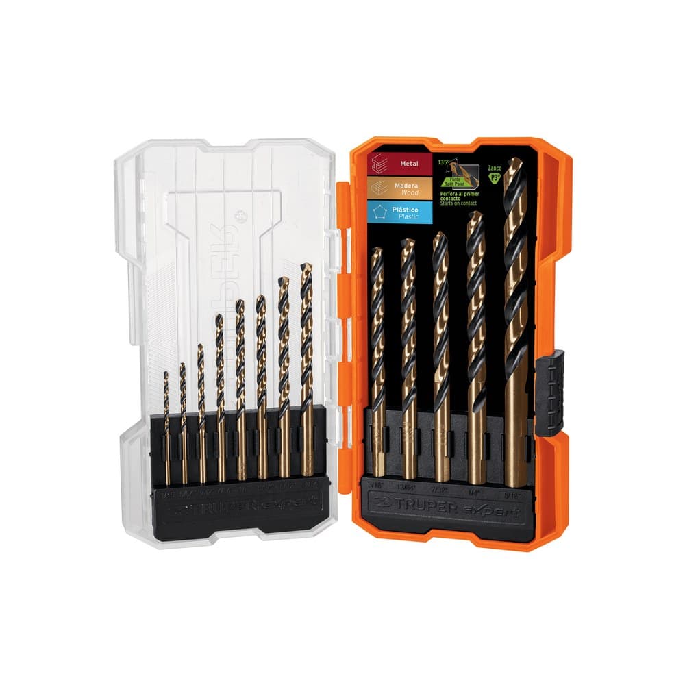 BROCAS X 13 UNIDADES PARA METAL HSS 11402 - TRUPER