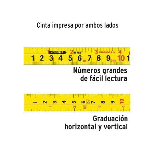 FLEXOMETRO GRIPPER CONTRA IMPACTOS 5 M CINTA 19 MM, 14578 - TRUPER
