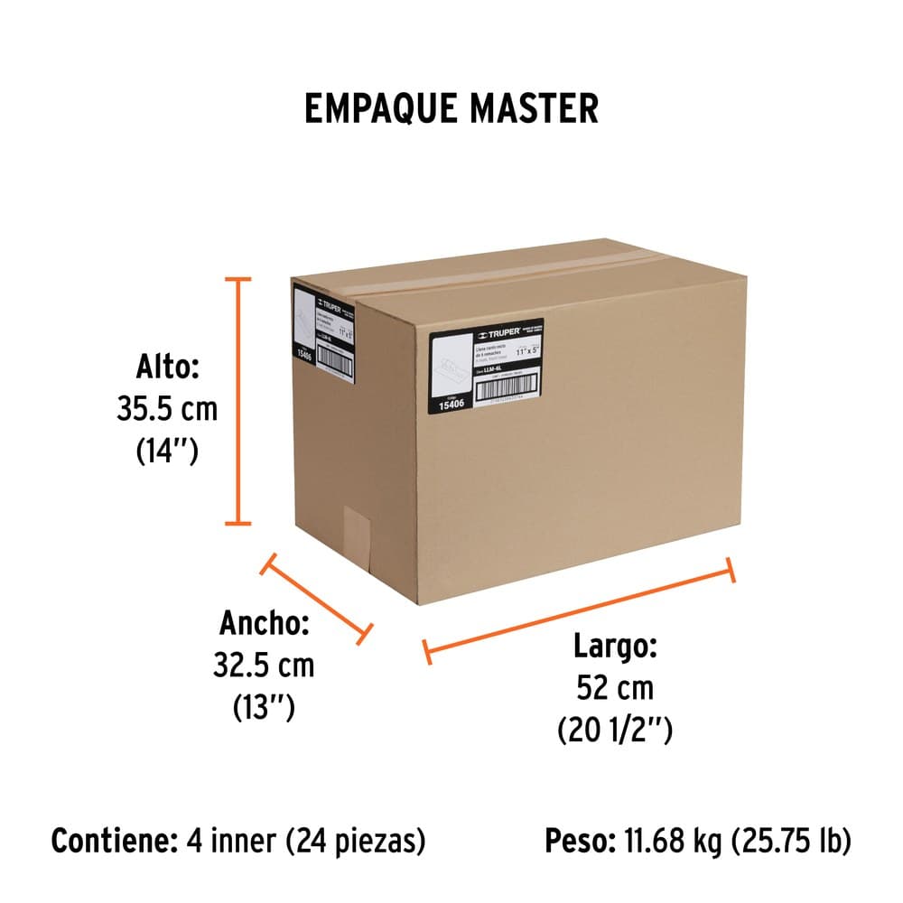 PLANCHA DE EMPASTAR DE 11"X 5" CON MANGO DE MADERA 15406 - TRUPER