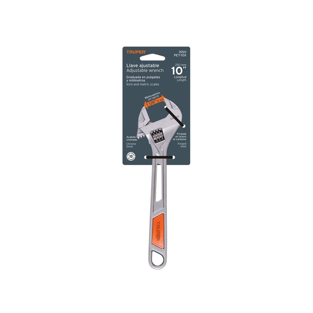LLAVE FRANCESA 10" 15511 - TRUPER