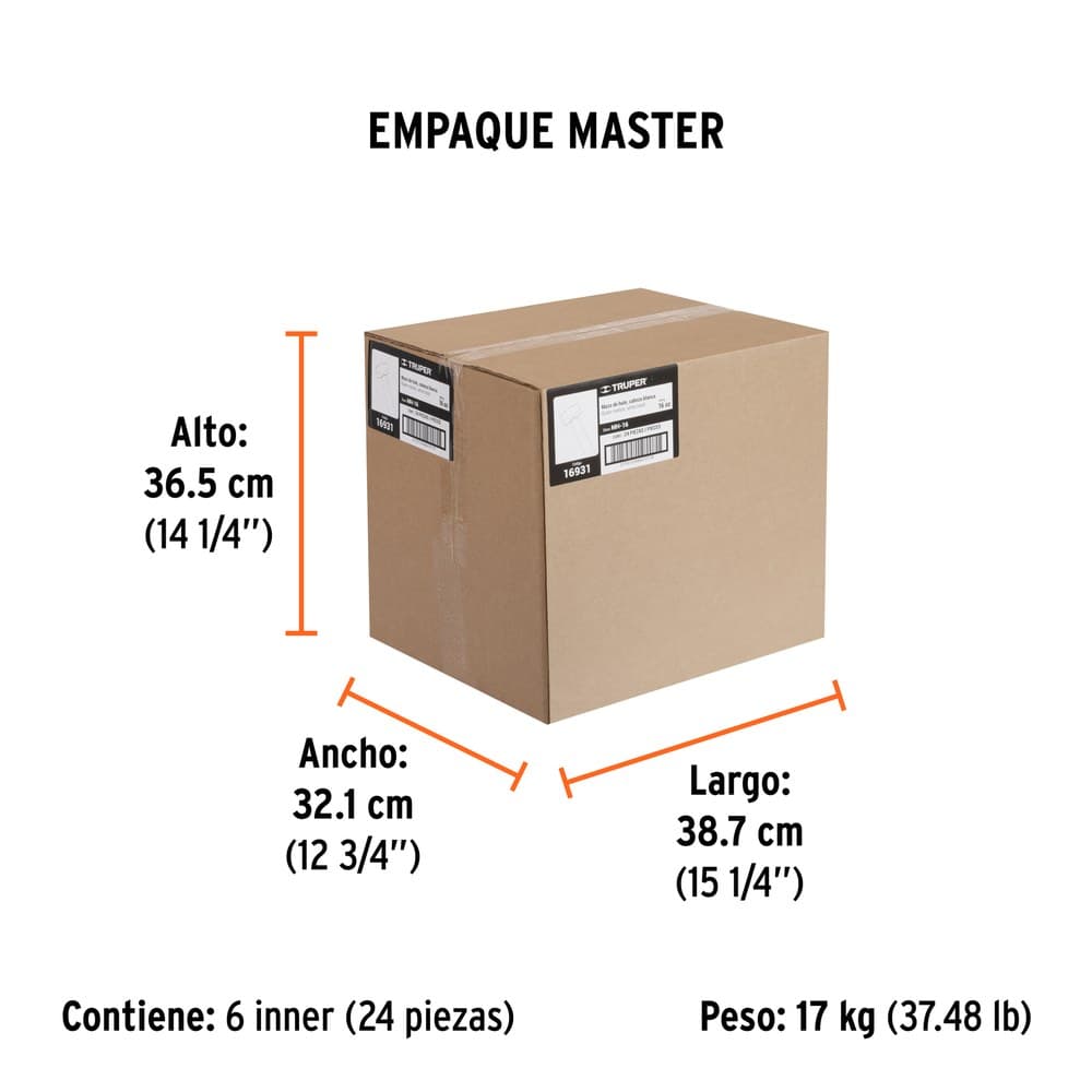 MAZO DE GOMA 16 OZ X 13 1/2" 16931 - TRUPER