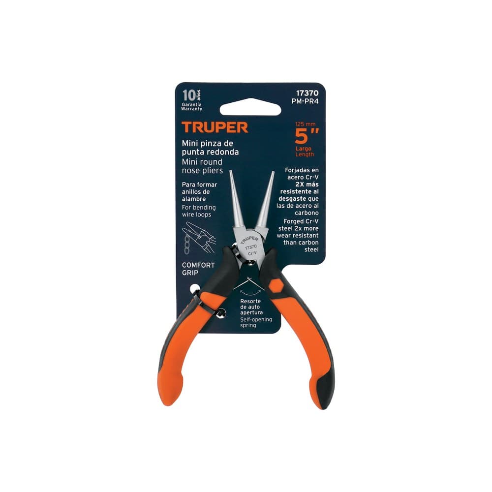ALICATE PUNTA REDONDA 5"  17370 - TRUPER