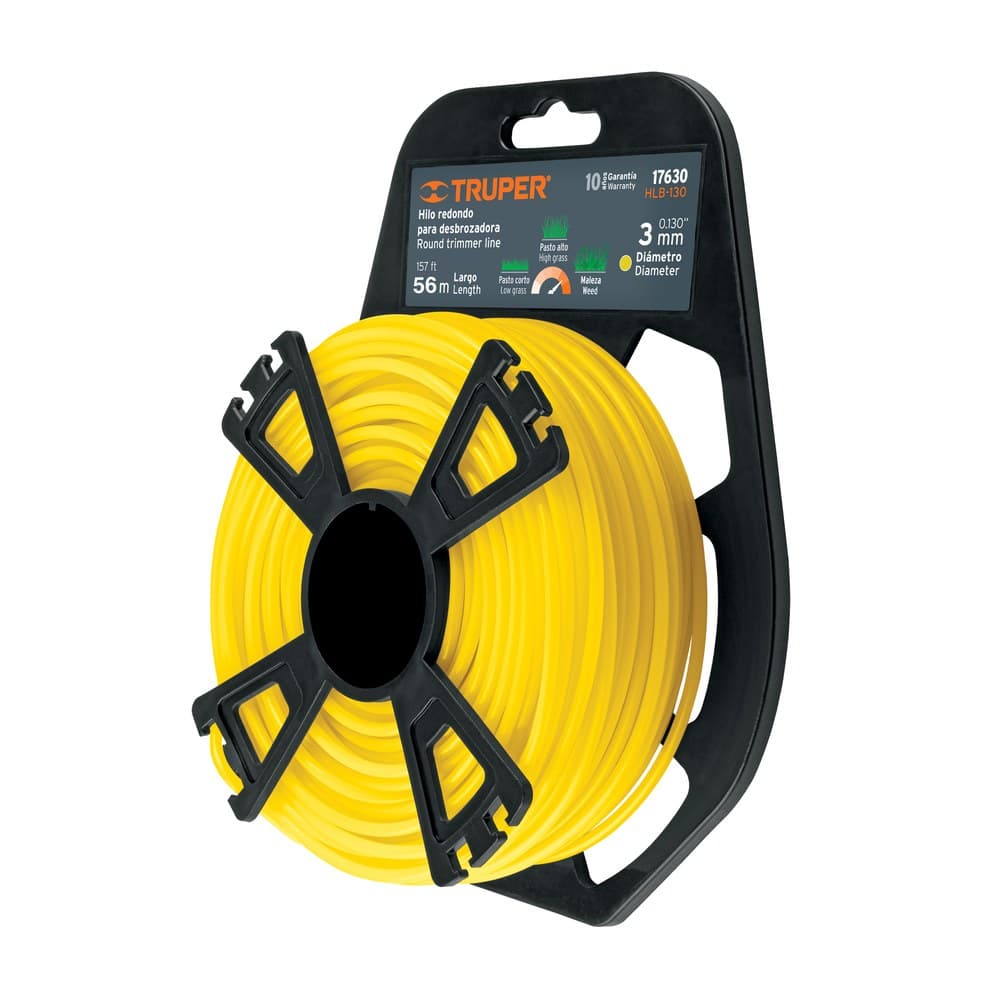 HILO REDONDO PARA DESBROZADORA 3.3MM 48MT 17630 - TRUPER
