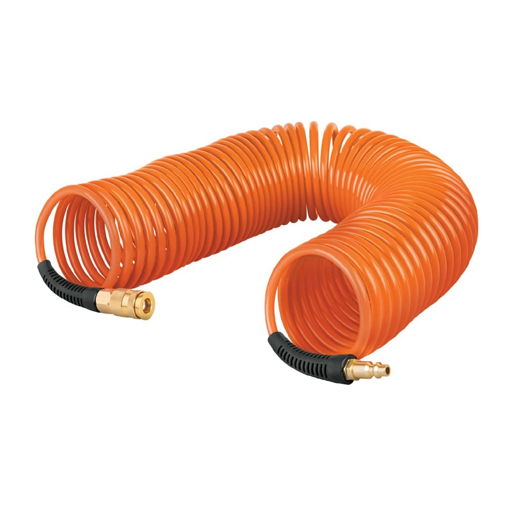 MANGUERA PARA COMPRESOR TIPO RESORTE, 15.2 M X 1/4", TRUPER 19075