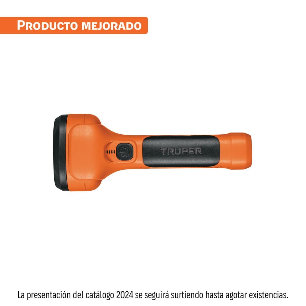 LINTERNA DE LED 350 LM, RECARGABLE, TRUPER 19847