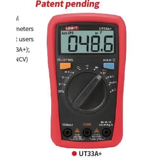 MULTIMETRO DIGITAL UNI-T UT33C+ TESTER