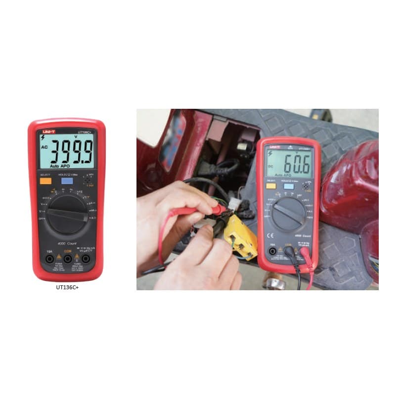 MULTIMETRO DIGITAL UT-136C+ C/TEMPERATURA-NCV UNI-T