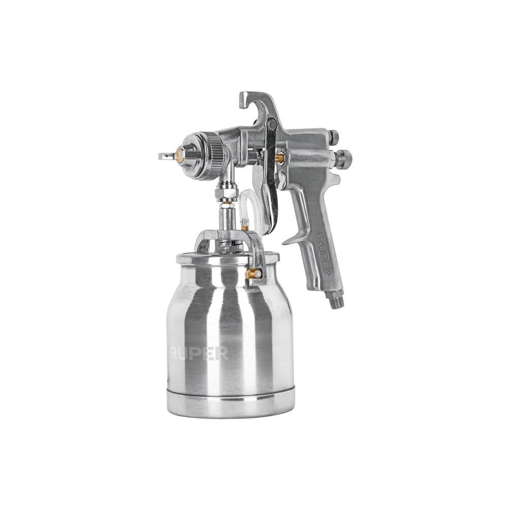 PISTOLA P/PINTAR SUCCIÓN HVHP VASO ALUM, 1.8MM, 2 VAL TRUPER 14087