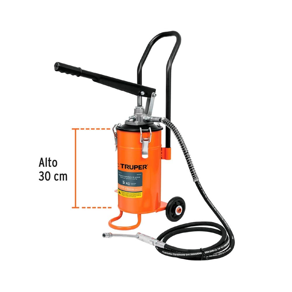 BOMBA INYECTORA DE GRASA 5 KG TRUPER 16866
