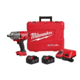 KIT DE LLAVE DE IMPACTO DE ALTO TORQUEDE 3/4 M18 FUEL/ + CARGADOR + 2 BATERIAS DE 5AH MILWAUKEE 2864-259