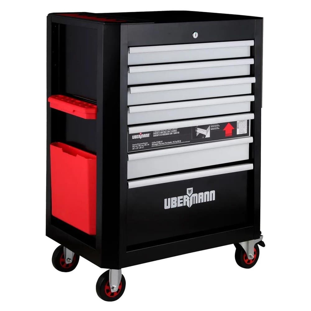 CARRO HERRAMIENTAS METAL 7 CAJONES UBERMANN