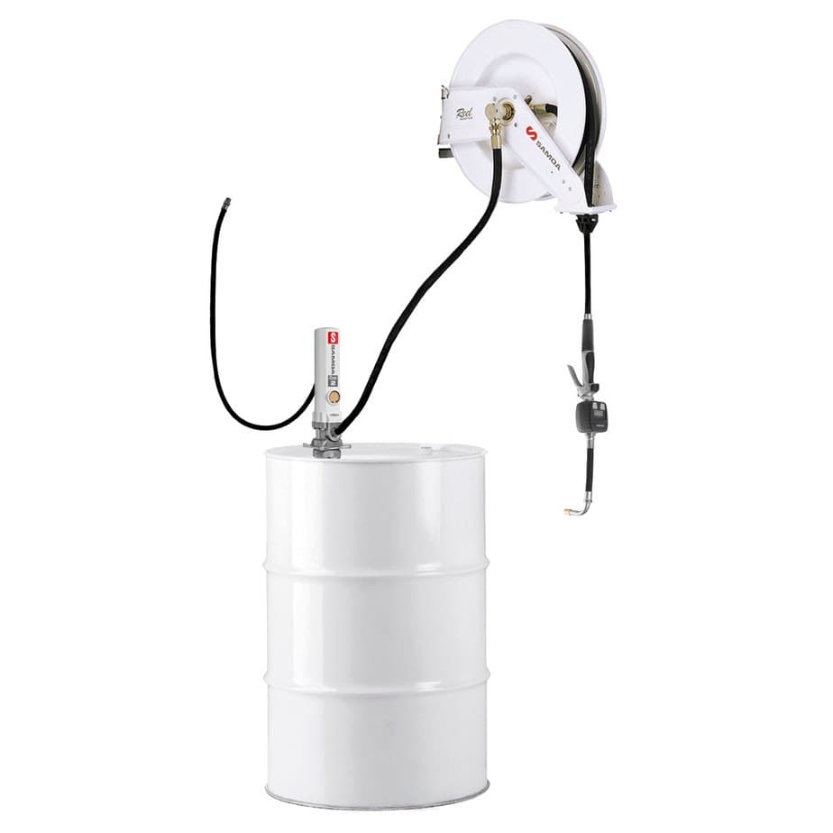 EQUIPO CENTRALIZADO DE DESPACHO DE ACEITE + COCHE PORTA CILINDRO DE 205 LT