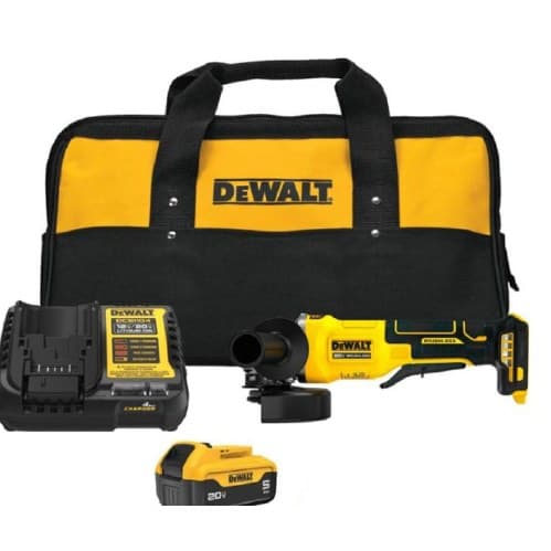 ESMERIL ANGULAR 1/2" 20V BRUSHLESS 2BAT 5.0 AH + CARG- DCG408P2 BE DEWALT
