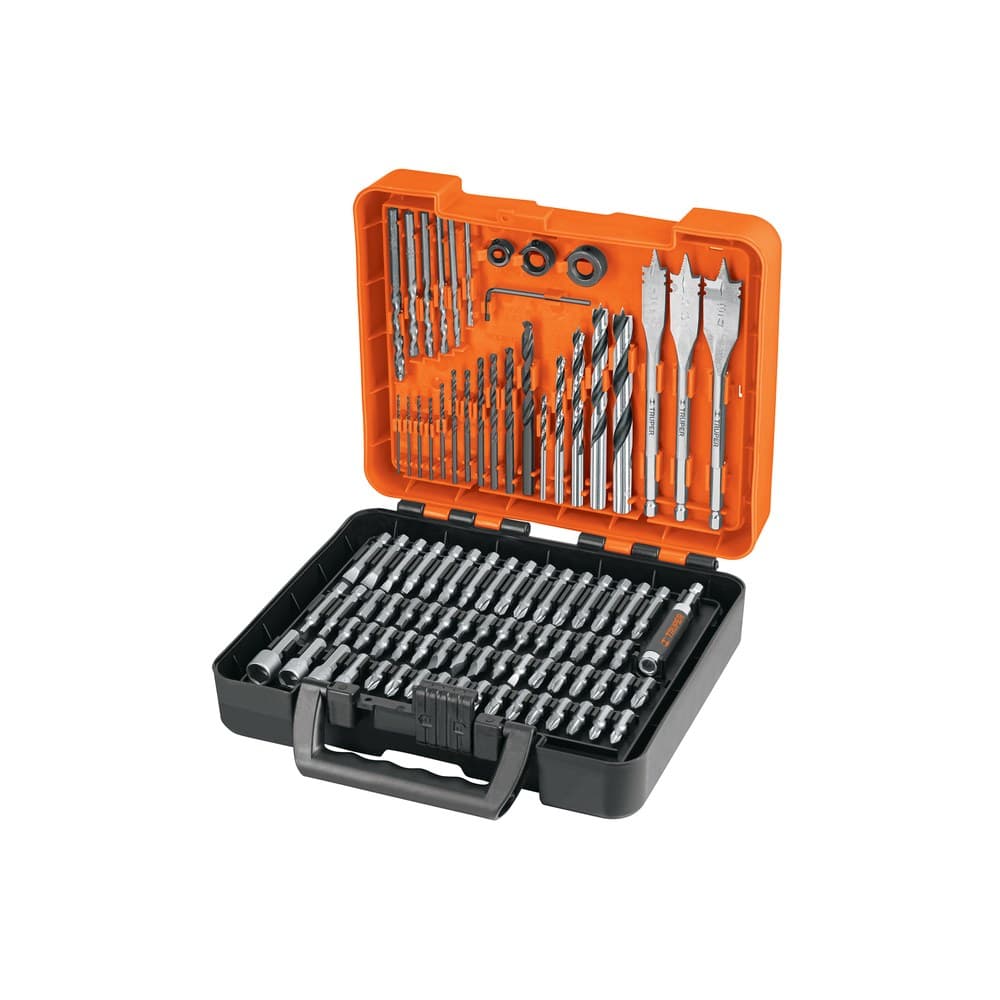 JUEGO DE 100 BROCAS Y PUNTAS EN ESTUCHE PLÁSTICO, TRUPER 100872 JBPUN-100