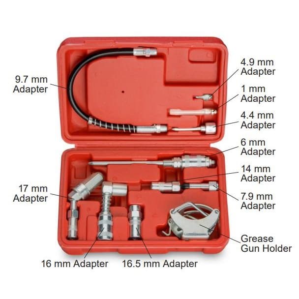 KIT ACCESORIOS P/PISTOLA DE ENGRASE - OMT 11PKT500