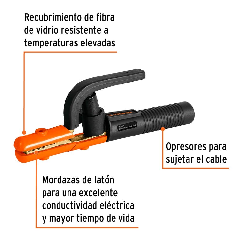 PINZA PORTA ELECTRODO 300A 14232 TRUPER